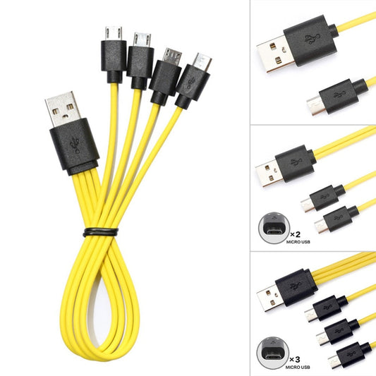 كابل بيانات متعدد الوظائف 4 في 1، كابل شحن، كابل بيانات أندرويد، كابل شحن بواجهة Micro USB