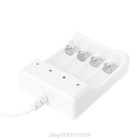 1.2V Universal Smart 4-Slot AA/AAA Rechargeable Battery Charger Adapter USB Plug