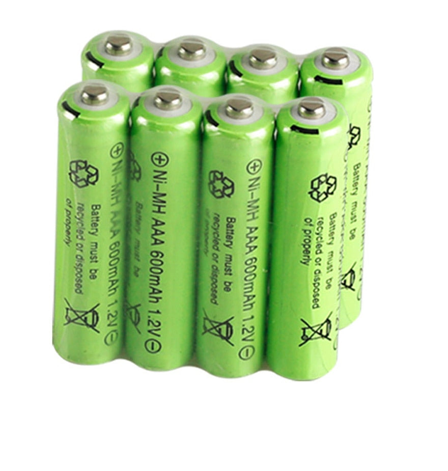 4 pièces / lot 1.2v 600mah AAA batterie rechargeable NI-MH pour jouet télécommandé AAA 1.2V 600mAh