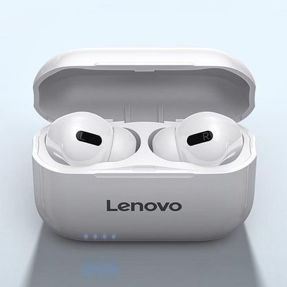 Écouteurs Bluetooth Lenovo LP1S Stéréo HD Suppression de Bruit Casque sans fil Sport TWS Écouteurs intra-auriculaires HiFi avec micro