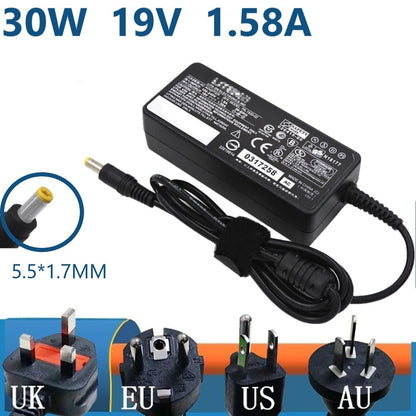 19V 1.58A 30W AC Adapter Charger For Acer Aspire One AOA110 AOA150 ZG5 ZA3 NU ZH6 D255E D257 D260 A110 Laptop
