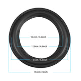 2pcs Speaker Repair Parts 6 Inch Perforated Rubber Edge Surround Durable Replacement Speakers Accessory - NATASHAHS