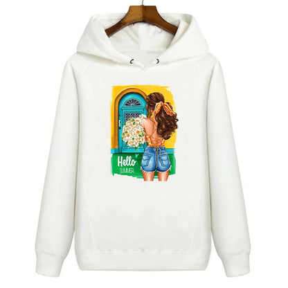 Fashion Lady Thermo Transfer Sticker On Clothes Russian Girl Iron On Patches For T-Shirt Jacket DIY Washable Heat Transfer Patch - NATASHAHS