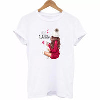 Fashion Lady Thermo Transfer Sticker On Clothes Russian Girl Iron On Patches For T-Shirt Jacket DIY Washable Heat Transfer Patch - NATASHAHS