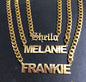 Personalized Single Traditional Custom English style Name Necklace for Man & Woman - NATASHAHS