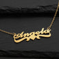 Personalized single Name Necklace with a underlined heart For Women Men Gold Silver Chain Lovers - NATASHAHS
