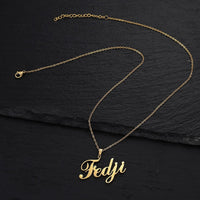 Personalized half infinity style with butterfly charm Name Necklace