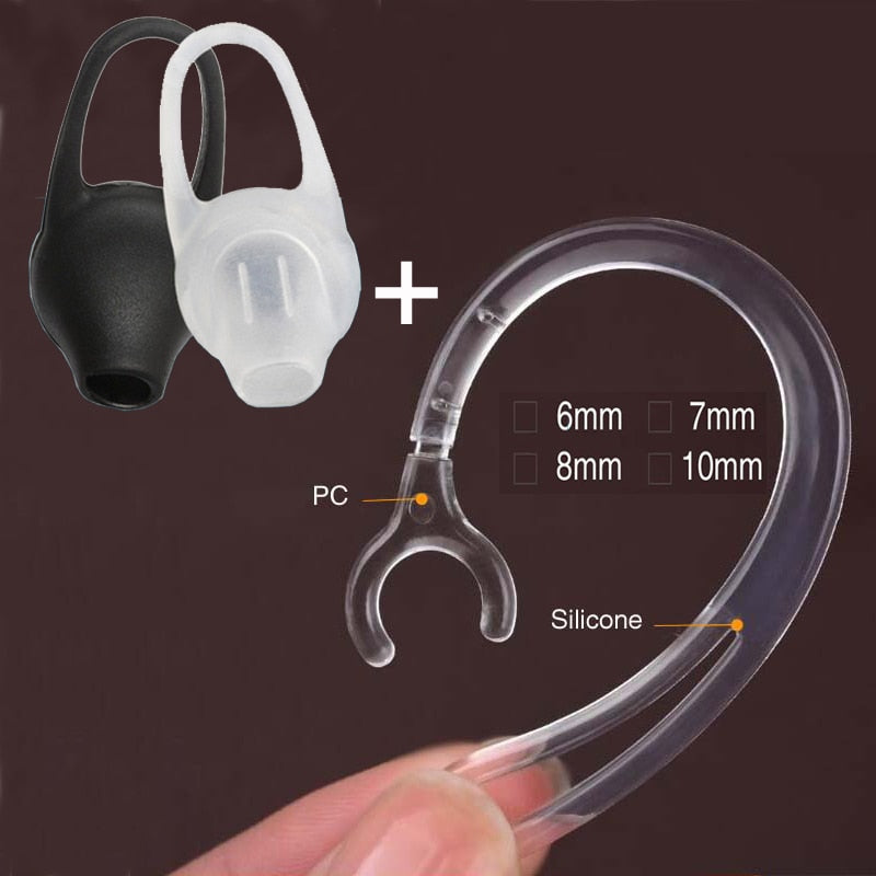 3pcs/set Silicone In-Ear Bluetooth Earphone case earhook set covers Tips Earbuds eartips Earplug Ear pads cushion for earphones - NATASHAHS