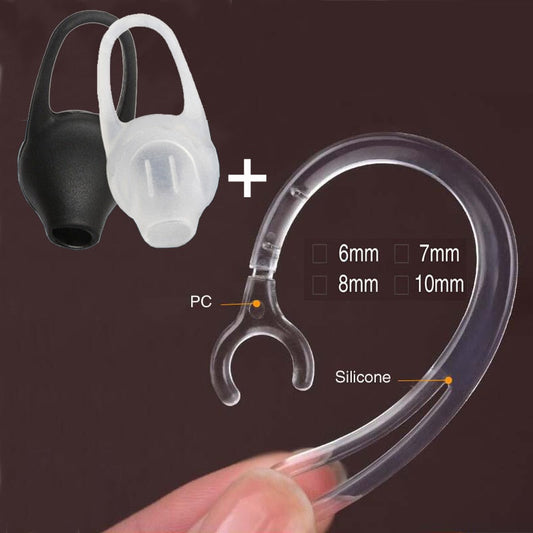 3pcs/set Silicone In-Ear Bluetooth Earphone case earhook set covers Tips Earbuds eartips Earplug Ear pads cushion for earphones - NATASHAHS