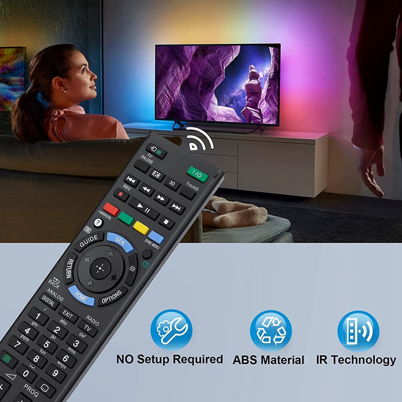TV Remote Replacement Universal Remote Control for Sony Bravia TV RM-ED047