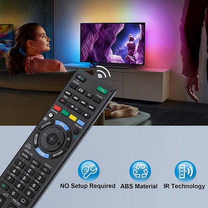 TV Remote Replacement Universal Remote Control for Sony Bravia TV RM-ED047