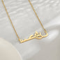 Customized Arabic Letter Name Necklace Stainless Steel Personalized Choker Necklaces Jewelry for Women Girls Gifts - NATASHAHS
