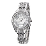 Gold Watches Women Top Brand Luxury Stainless Steel Rhinestone Casual Quartz Watch Montre Femme de Marque Luxe Original - NATASHAHS