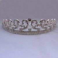 Baroque Princess Diana William Kate Bridal Crown Tiaras Boutique Rhinestone Diadem Veil Tiara Headbands Wedding Hair Accessories - NATASHAHS