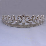 Baroque Princess Diana William Kate Bridal Crown Tiaras Boutique Rhinestone Diadem Veil Tiara Headbands Wedding Hair Accessories - NATASHAHS