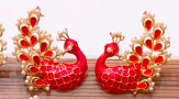 Peacock earrings only - NATASHAHS