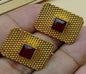 Square flat earrings - NATASHAHS